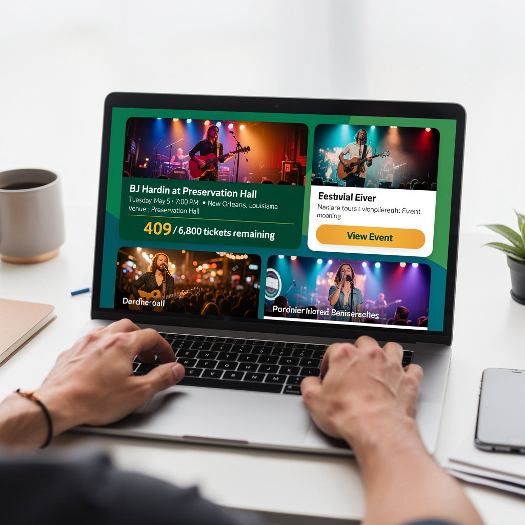 ExploreLouisiana featured events and live music performances across Louisiana venues
